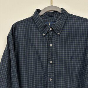 Ralph Lauren Plaid Men’s Button Down Shirt XL